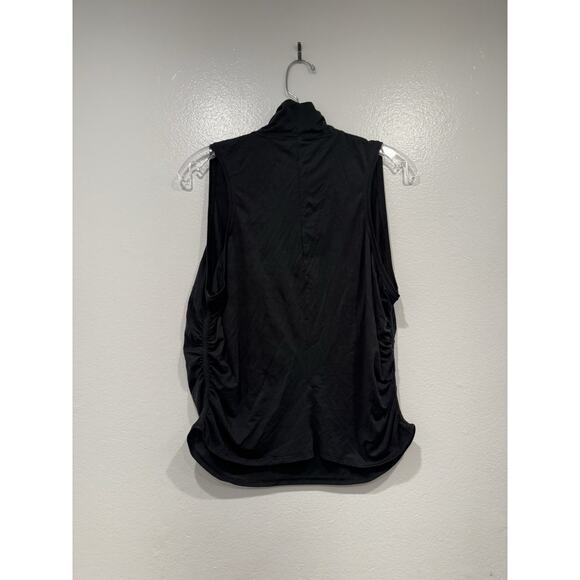 Lululemon See The Horizon Mock Neck Top Women’s Size XXL Black Sleeveless - Picture 1 of 4